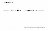 VU METER UNIT MU-4611 / MU-4612Ml-J-4612 VUMETER UNIT WARRANTY O icoNic øngedF kJZ/0/CCìilF Title Microsoft Word - MU-461x Manual.doc Author Administrator Created Date 10/26/2007