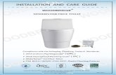 INSTALLATION AND CARE GUIDE...2020/11/05  · • 2015 Uniform Plumbing Code ( UPC ) • 2018 International Plumbing Code ( IPC ) • WaterSense Certified Toilet • CSA B45.5 / IAPMO