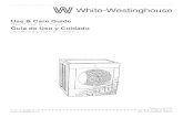 White-Westinghouse · 2017. 10. 20. · White-Westinghouse se Guia Care Guide e Uso y Cuidado Printed in U.S.A.  P/N 137134800A (0907)