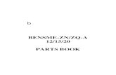 BENSME-ZN/ZQ-A 12/15/20 PARTS BOOK - Barudan America · Barudan America, Inc. 29500 Fountain Parkway Solon, Ohio 44139 USA Part Numbers are subject to change due to continuing imporvements.