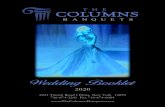 Wedding Booklet - The Columns BanquetsMar 02, 2020  · 2020 Wedding Booklet 2221 Transit Road • Elma, New York 14059 716-674-3241 Fax 716-674-6684 .