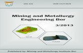 IRM Borirmbor.co.rs/wp-content/uploads/2016/12/mmebor3_13.pdfMINING AND METALLURGY INSTITUTE BOR MINING AND METALLURGY ENGINEERING BOR is a journal based on the rich tradition of expert