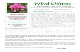 Wind Chimes - Central Florida Rose Society (CFRS) · 2018. 6. 27. · July / August 2018 The Wind Chimes, A publication of the Central Florida Rose Society Page 2 Everything’s coming