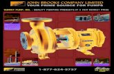 Summit Pump LineCard - John Brooks Revision · 2020. 6. 17. · 2196 ansi 2796 shaft kits • ansi b73.1 process pump • rear pull out design • external axial impeller adjustment