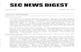 SEC NEWS DIGESTSEC NEWS DIGEST Issue 97-206 October 24, 1997 COMMISSION ANNOUNCEMENTS FEE RATE ADVISORY The current continuing resolution has been extended through …