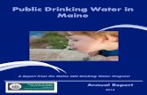 Public Drinking Water in Maine · 2021. 1. 12. · MEASURES SOURE PROTETION ME ASURES Surface Water Treatment Rule Filtration Avoidance The Surface Water Treatment Rule contains provisions