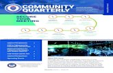 Quarterly Newsletter QUARTERLY - CAE Community...Community Quarterly | Spring 2020 3 DS: If you are a current or prospective CAE student, my advice to you is this – don’t sleep
