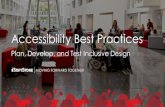 Accessibility Best Practices · 2020. 7. 24. · Title: Accessibility Best Practices Author: John Baron (iSoftStone Inc.) Created Date: 5/7/2019 7:58:08 PM