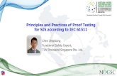 Principles and Practices of Proof Testing for SIS according …...Principles and Practices of Proof Testing for SIS according to IEC 61511 Chen Zhenkang Functional Safety Expert, TÜV