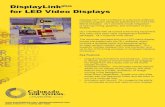DisplayLinkplus for LED Video Displays · DisplayLinkplus for LED Video Displays DisplayLinkplus (DL+) software is a dynamic software interface program designed specifically for CTS