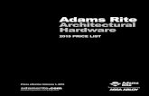 Adams Rite Architectural Hardware - Locksandsafesonline Rite/Price List.pdfآ  by Adams Rite, the purchaser
