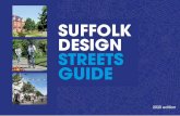 This document was produced on behalf of the Suffolk Growth ... · This document guides designers to produce unique street corridors and junctions for every location which correctly