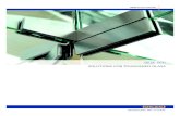 GEZE SGG brochurePTL - Pivoted Door Lock PFR - Pinch Free Door Rail PTC - Pivoted Door Rail Component LH - Left Hand RH - Right Hand Guide to Product Prefixes Fins - Guidelines The