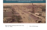 Main Street looking south from City Hall, ca. 1882, City of Winnipeg · 2017. 10. 27. · Main Street looking south from City Hall, ca. 1882, City of Winnipeg Public Spaces celebrating