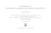 Development of the Diabetes Complication Surveillance System (DCSS) · 2013. 9. 27. · Development of Electronic Tool “DCSS” by Shuo Wang Acknowledgements ACKNOWLEDGEMENTS Having