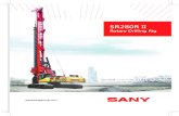 SR280R II - SANY GROUPresource.sanygroup.com/files/20110527083753993.pdfand hoisting Achieve fast rotary drive crowding and hoisting Main winch wire rope releasing adopts hydraulic