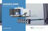 Hauser 2000 1221-1E - Hardinge · 2020. 5. 1. · HAUSER 2000 Machine • Robust, distortion-resistant module • Consequent lay-out with regard to thermal stability Guideways •