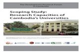 Scoping Study: Research Capacities of Cambodia’s Universities8 Scoping Study: Research Capacities of Cambodia’s Universities LIST OF ACRONYMS ACC Accreditation Committee of Cambodia