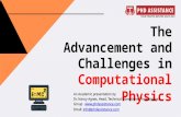 The Advancement and Challenges in Computational Physics - Phdassistance