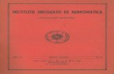 Instituto Uruguayo de Numismática | National research ...ta el presente de su historia nacional, el centenario de la consti— i6n, en 1950, acuñ6 monedas de Oro; en el pünto mds