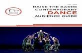 2019 - 2020 RAISE THE BARRE CONTEMPORARY DANCE · 11 miwa matreyek performer profile 12 russian national ballet performer profile 13-14 more ways to engage 15 how do we talk about
