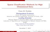Sparse Classification Methods for High Dimensional Data · Y. Saeys, I. Inza, & P. Larranaga. A review of feature selection techniques in bioinformatics - Bioinformatics (2007) P.M.Pardalos