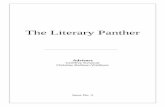 The Literary Panther - PCCC · 2016. 2. 5. · “In Memoriam of My Grandma” A Special memoriam to my wonderful grandma, Who passed away, June 25, 2010 It’s been five years since