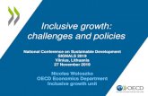 Inclusive growth: challenges and policiessignals.lt/files/files/Nicolas Woloszko_Įtraukusis augimas – kaip... · Productivity gaps have widened, and wage inequality is increasing
