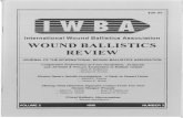 WOUND BALLISTICS REVIEW - Thinline Weaponsthinlineweapons.com/IWBA/1996-Vol2No3.pdf$20.00 International Wound Ballistics Association WOUND BALLISTICS REVIEW JOURNAL OF THE INTERNATIONAL