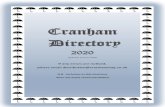 Cranham Directory · 2020. 7. 30. · Cllr Keith Rippington 07796 862603 keith.rippington@gloucestershire.gov.uk MP for Stroud Constituency: Siobhan Baillie 01452 371630 Sobhan.baillie.mp.@parliament.uk
