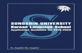 SUNGSHIN UNIVERSITY Korean Language School · Korean Textbook published by Seoul National University [Purchased separately] TOPIK (Test of Proficiency in Korean) Textbook [Purchased