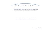 Financial Action Task Force Groupe d'action financière(FATF) Forty Recommendations and Nine Special Recommendations (40 + 9) adequately address any potential vulnerabilities. The