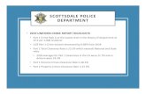 SCOTTSDALE POLICE DEPARTMENT · 2020. 2. 20. · SCOTTSDALE POLICE DEPARTMENT • 2019 UNIFORM CRIME REPORT HIGHLIGHTS • Part 1 Crime Rate is at the lowest level in the history