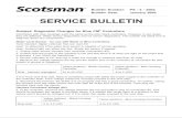 SERVICE BULLETIN - | Scotsman Ice Systems Bulletins/ps...CME2086 has been changed. The service controller, 12-2838-23, has also been changed. The change is a revision to the existing