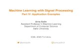 Machine Learning with Signal Processingasolin/icml2020-tutorial/... · 2020. 7. 13. · Machine learning with signal processing: Part IV Arno Solin 24/25. References. The examples