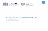 Manual de Procedimientos Analiticos y... · 2017. 1. 24. · Universidad Autónoma de San Luis Potosí Coordinación Académica Región Huasteca Sur Ingeniería Mecánica Eléctrica