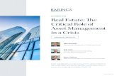 ALTERNATIVES Real Estate: The Critical Role of Asset Management … · 2020. 6. 23. · Real Estate: The Critical Role of Asset Management in a Crisis Asset management is vital to