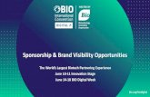 Sponsorship & Brand Visibility Opportunities · 2021. 2. 9. · 15-minute Company Presentation (OnDemand) AND- 2-minute fast pitch during regional time block Up to 3 companies. Up