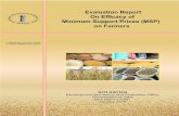 Evaluation Study - NITI Aayog · 2016. 4. 13. · Evaluation Study On Efficacy of Minimum Support Prices (MSP) on Farmers (DMEO Report No.231) NITI Aayog Development Monitoring and