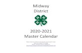 Midway District...RS Jr. Leaders 27 Club Meetings: RS Council 28 29 30 AC-Ash Creek, BC-Big Creek, CL-County Liners, EH-Elkhorn, FC-Fossil Creek, LS-Lonestar, SF-Sunflower, SS-Shooting