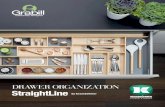 DRAWER ORGANIZATION - Grabill Cabinets...Kessebhmer ofiers a 5 year guarantee on the function and characteristics of all Kessebhmer products provided that they are handled and used