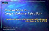 Innovations in Large Volume Injection - Trace Organic · 2003. 2. 10. · Innovations in Gas Chromatography … 35th Annual Western Canada Trace Organic / Pesticide Residue Analysts’