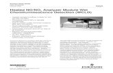 Heated NO/NOx Analyzer Module Wet Chemiluminescence ... · Product Data Sheet PDS 103-670.A01 October, 2006 NGA Heated NO/NO x Analyzer Module Wet Chemiluminescence Detection (WCLD)