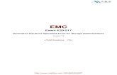 EMC - maitiku · 2017. 2. 21. · A unique thin pool must be created for each application that needs to use them C. Thin devices must be defined as cache-only devices before use in