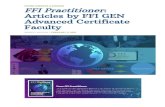 FFI Practitioner: Articles by FFI GEN Advanced Certificate ......FFI I.Practitioner FH Practitioner. Articiáébj ,FFI GEN Advanced Certificate Faculty From FFI Practitioner This week