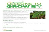Lessons to Grow By – Plant Needs - KidsGardening · 2020. 11. 16. · Fortunately, watering cans are available in many different sizes. Or you can save money by using half-gallon