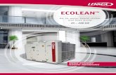 ECOLEANTM - LENNOX EMEAwebmanuals.lennoxeurope.com/Current Products...buffer tank with or without immersion heater in the most compact machine on the market ! OWLET™ fans and acoustic