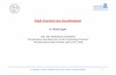High Current Ion Acceleration U.Ratzinger · 2018. 8. 16. · U. Ratzinger, Institute of Applied Physics (IAP), Goethe-University Frankfurt 1 High Current Ion Acceleration 430. WE-HERAEUS-SEMINAR