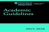 Academic Guidelines · 2019. 8. 23. · Students are advised to pay special attention to all deadlines given in the Academic Guidelines. Students who have questions or concerns about
