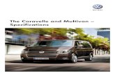 The Caravelle and Multivan – Specificationsaustraliancar.reviews/_pdfs/Volkswagen_Multivan...The bodywork is galvanised first to give your Volkswagen optimum protection against mechanical